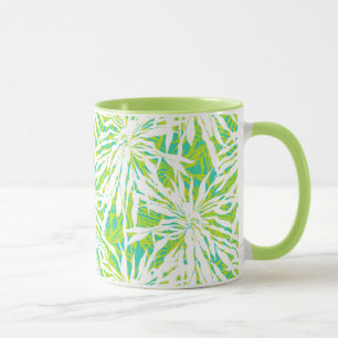 Tropisches Palmblätter-Muster Tasse