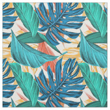 Tropisches Palmenmuster mit grünen Blätter