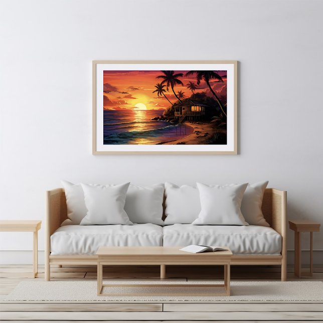 Tropisches Paradies - Ai Poster (Von Creator hochgeladen)