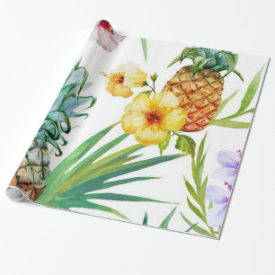 Tropisches Paradies-Ananas-Packpapier Geschenkpapier