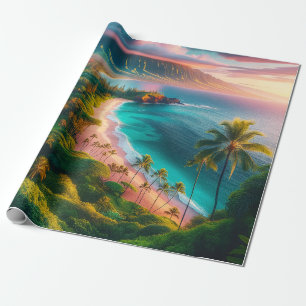 Tropisches Paradies auf der Insel Maui Geschenkpapier