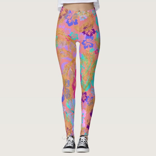 Tropisches Paradies CBDOilLeggings Leggings (Vorderseite)