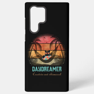 Tropisches Paradies der Tagträumenden Cool Cat Samsung Galaxy Hülle