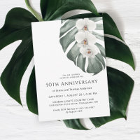 Tropisches Paradies der weißen Orchideen 50 Jahre