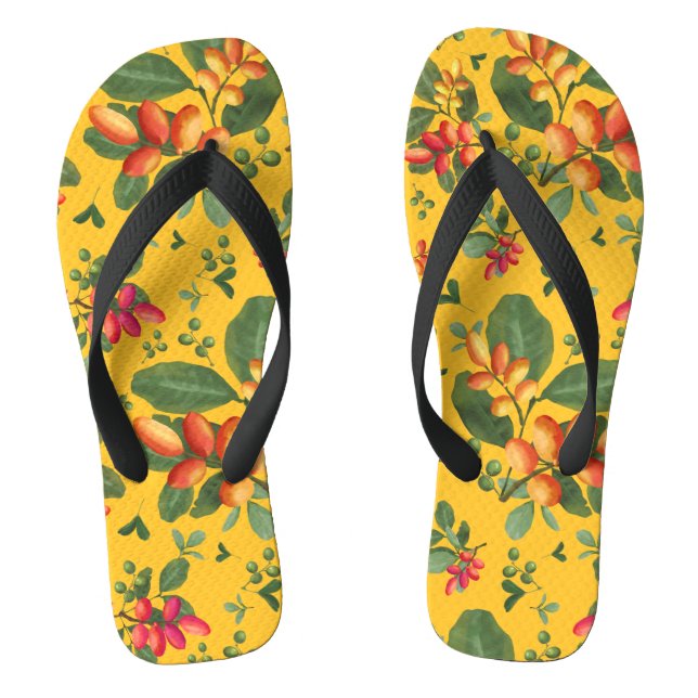 Tropisches Paradies Flip Flops (Fußbett)