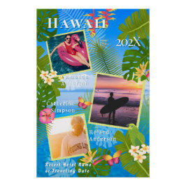 Tropisches Paradies, Foto-Gedächtnis Poster