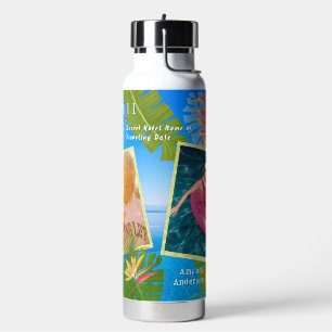Tropisches Paradies Gedächtnismeer-Foto Trinkflasche