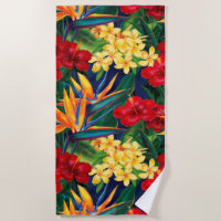 Tropisches Paradies Hawaiian Floral