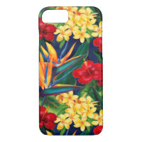 Tropisches Paradies Hawaiian Floral Vertikal
