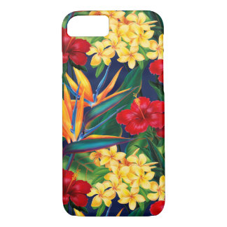 Tropisches Paradies Hawaiian Floral Vertikal Case-Mate iPhone Hülle