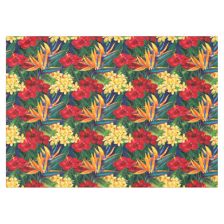 Tropisches Paradies Hawaiian Floral Wide Tischdecke