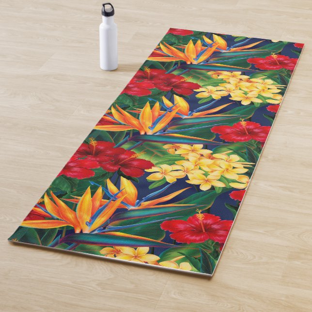 Tropisches Paradies Hawaiian Floral Yogamatte (Beispiel)