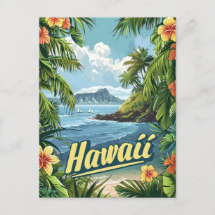 Tropisches Paradies: Hawaiis Küstenblut Postkarte