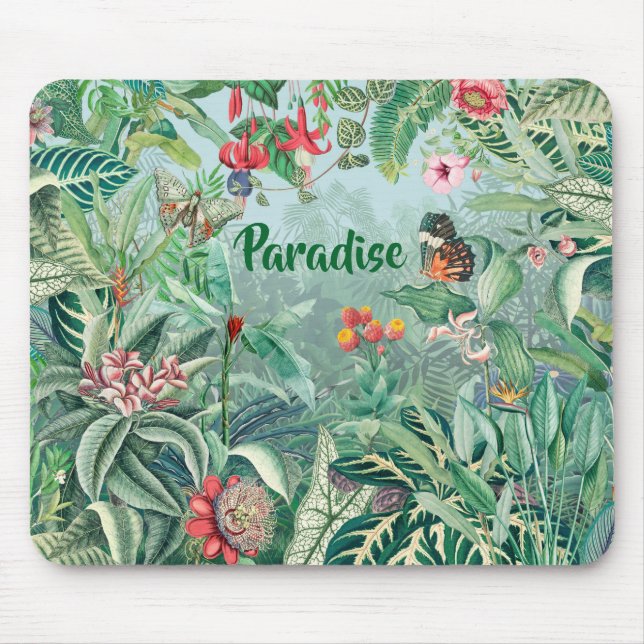 Tropisches Paradies Mousepad (Vorne)