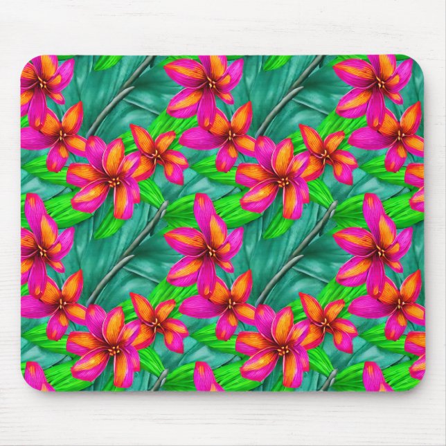 Tropisches Paradies, Muster Mousepad (Vorne)