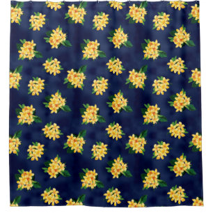 Tropisches Paradies Plumeria Hawaiian Aloha Shirt Duschvorhang