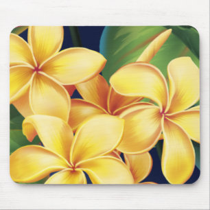 Tropisches Paradies Plumeria Mousepad