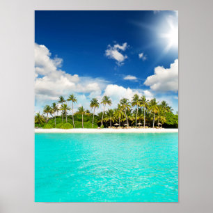 Tropisches Paradies Poster