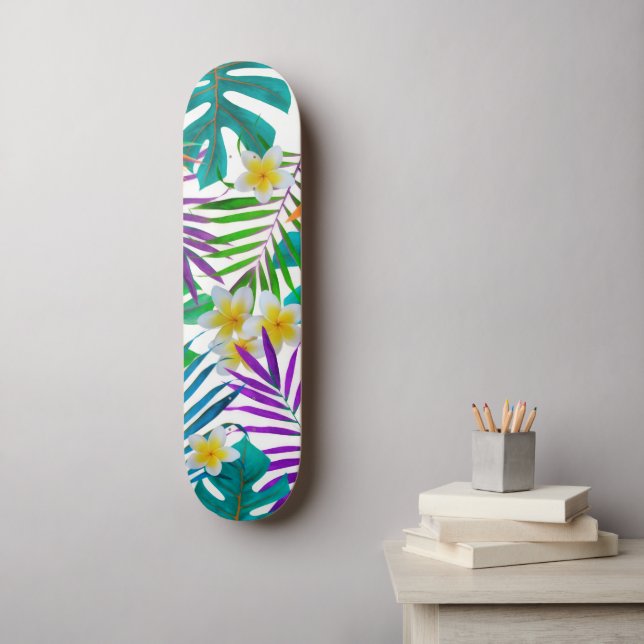 Tropisches Paradies Skateboard (Wandkunst)