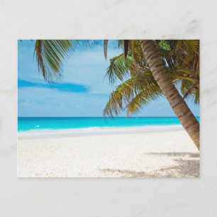 Tropisches Paradies Strand Postkarte