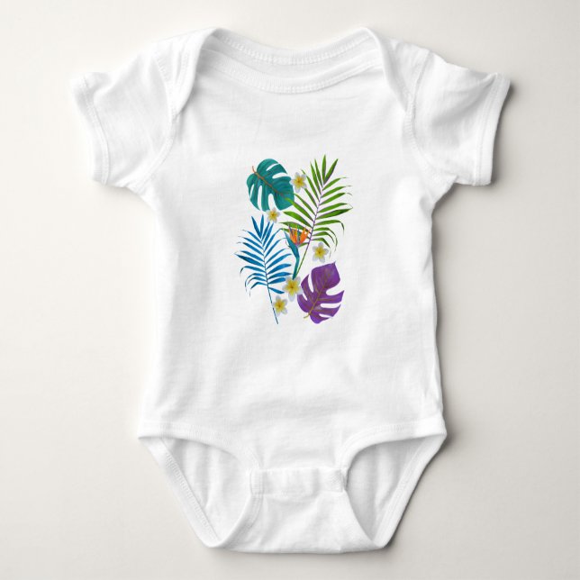 Tropisches Paradies T-Shirt (Vorderseite)