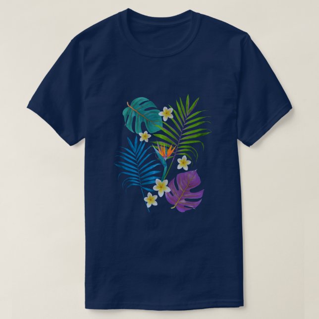 Tropisches Paradies T-Shirt (Design vorne)