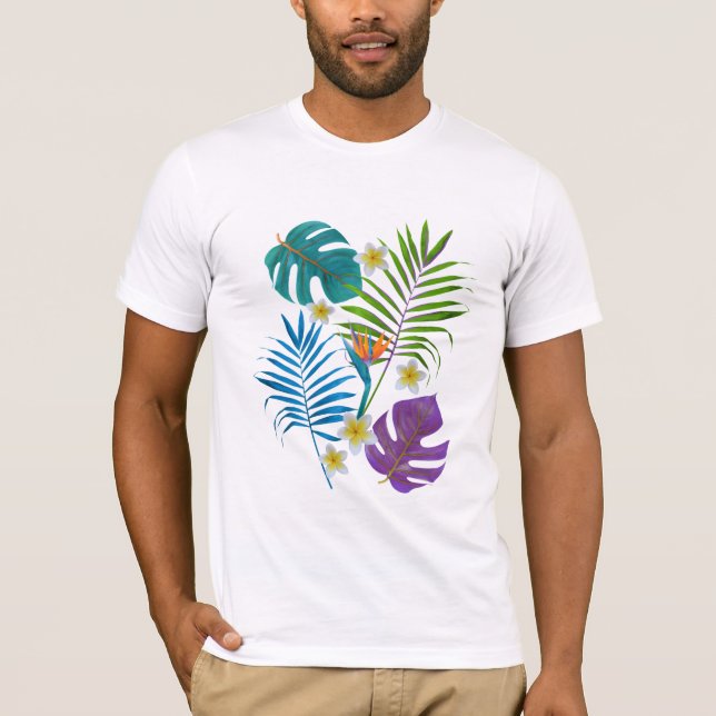 Tropisches Paradies T-Shirt (Vorderseite)
