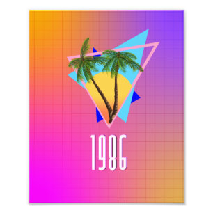 Tropisches Paradies von 1986 Fotodruck