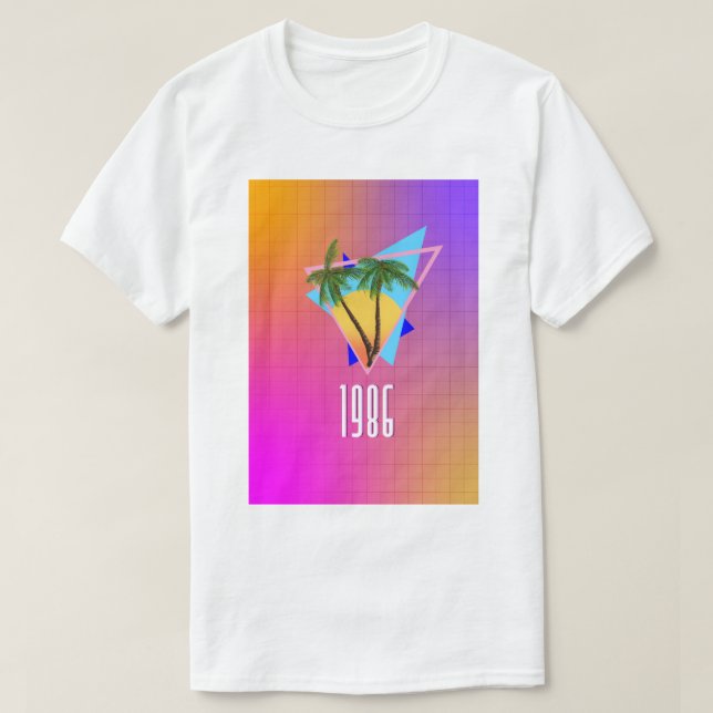 Tropisches Paradies von 1986 T-Shirt (Design vorne)