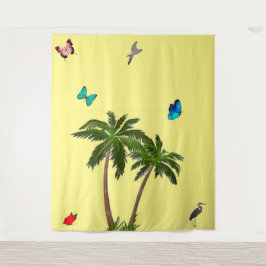 Tropisches Paradies Wandteppich