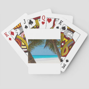 Tropisches Paradies Wasser Strand Sand Surf Schick Spielkarten