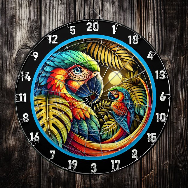 Tropisches Parrot-Dartboard für dynamische Dekorat Dartscheibe (Von Creator hochgeladen)