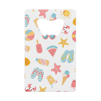 Tropisches Party des Pools Geldbeutel Flaschenöffner