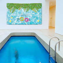 Tropisches Party Schwimmbad Geburtstag