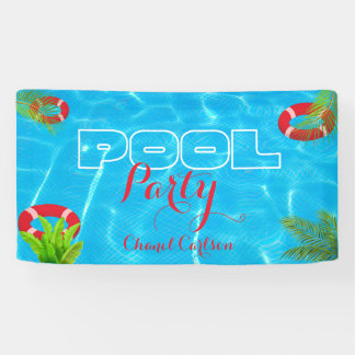 Tropisches Party | Sommer Geburtstag Banner
