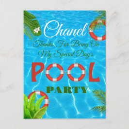 Tropisches Party | Sommer Geburtstag Postkarte