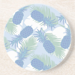 Tropisches Pastellananas-Muster Getränkeuntersetzer