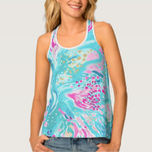 Tropisches Pastellmeer Resort