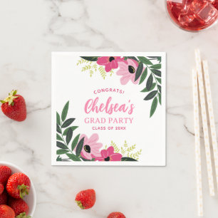 Tropisches Personalisiertes Party Serviette