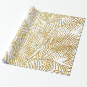 Tropisches Pflanzenmuster des eleganten Geschenkpapier