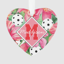 🌺 🌴 tropisches Pickleball mit Hibiskus mit Text