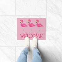 Tropisches Pink Flamingo Flamingoes Bird Beach Hou
