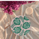 Tropisches Pink & Green Palm Blätter Nahtloses Mus Pappteller<br><div class="desc">Das tropische Pink & Green Palm Blätter Seamless Pattern ist ein lebendiges Design mit einer Auswahl an rosa und grünen Palmen Blätter, die in einem wiederholt auftretenden Muster angeordnet sind. Das Muster hat ein nahtloses Layout, das bedeutet, dass die Kanten des Designs nahtlos zusammenpassen, um ein durchgängiges und ununterbrochenes Muster...</div>