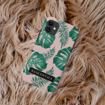 Tropisches Pink und grüne Palme Blätter Muster und Case-Mate iPhone Hülle<br><div class="desc">Das tropische Blätter Pink & Green Palm ist ein lebendiges Design, das Naturelemente und tropische Ästhetik vereint. Die Blätter sind in Rosa und Grün gehalten, bilden einen auffallenden Kontrast und wirken eindrucksvoll. Das tropische Pink und Green Palm Blätter ist ein lebendiges und visuell faszinierendes Design, das die Schönheit der Natur...</div>