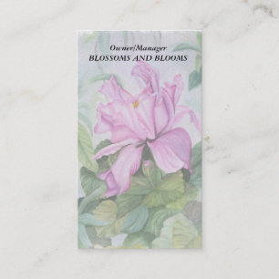 TROPISCHES PINKORCHID-KUNDENKARTEN VISITENKARTE