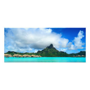 Tropisches Resort in Bora Bora Foto