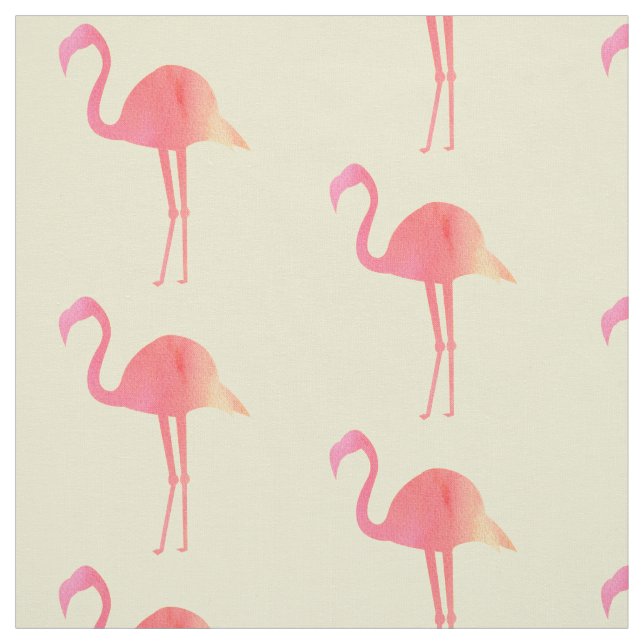 Tropisches rosa Flamingos-Muster Stoff (Muster)