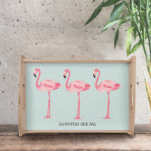 Tropisches rosa Flamingos