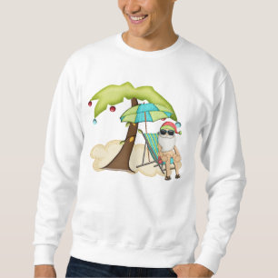Tropisches Sankt-WeihnachtsSweatshirt Sweatshirt