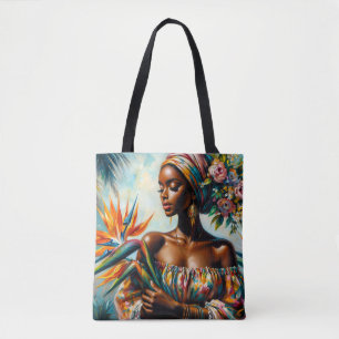Tropisches Schwarzes Bird of Paradise Art